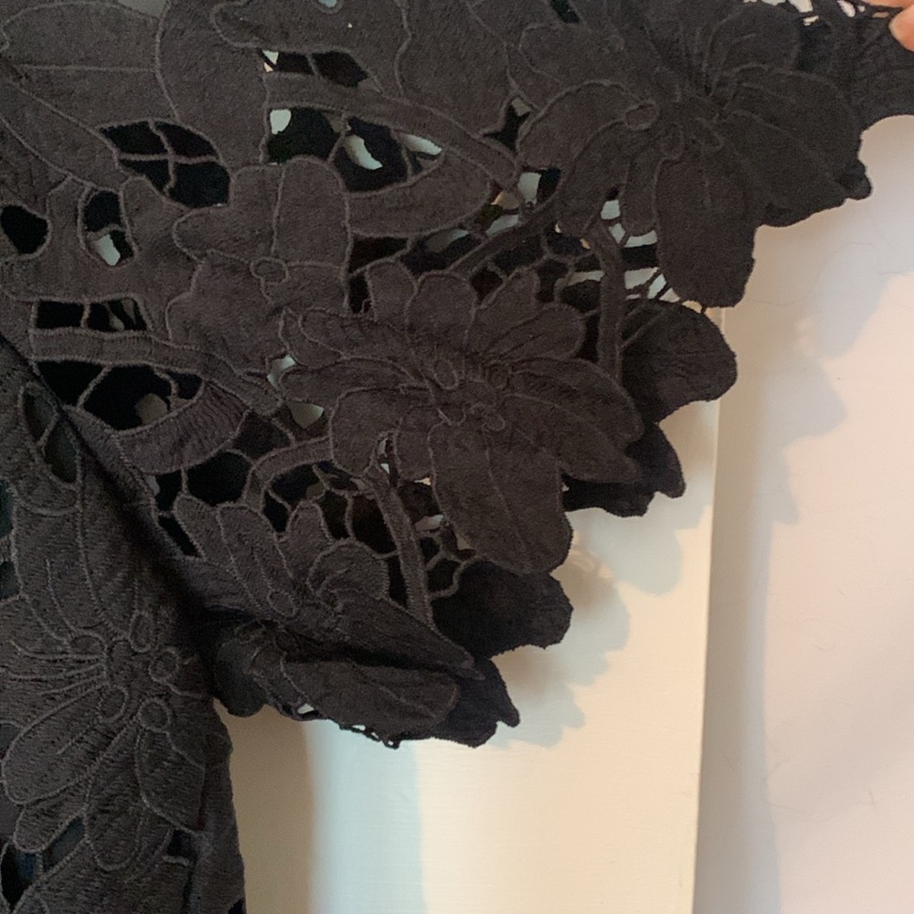 Umgee Black Lace Blouse - Picture 4 of 10